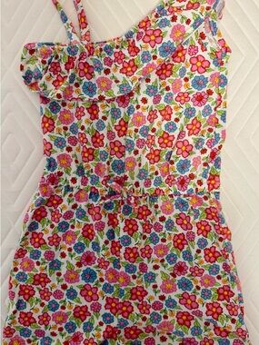 Floral Girls Romper